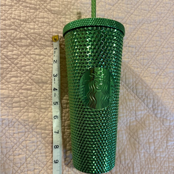 Starbucks Green Studded Tumbler with Logo - Picture 2 of 5